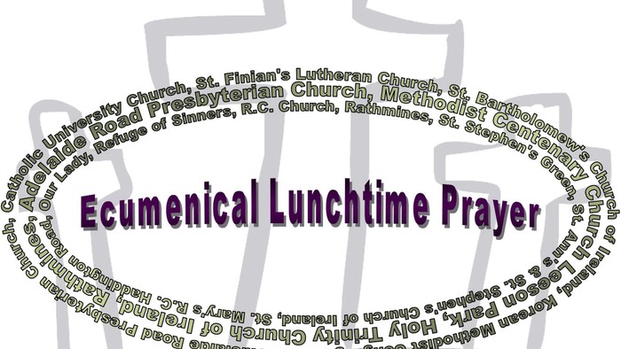 Gemeinschaft und Gebet zur Mittagszeit in verschiedenen Kirchen.