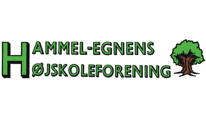 Hammelegnens højskoleforening logo i farver