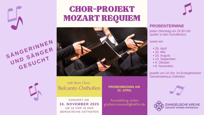 Chor- Projekt Mozart Requiem