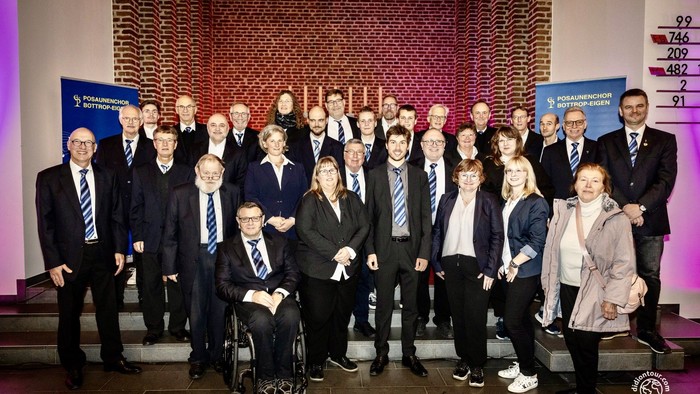 Gruppenfoto Posaunenchor Eigen