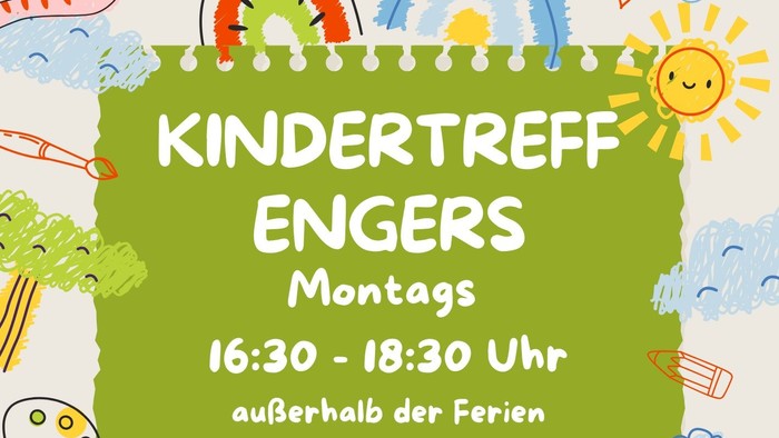 Kindertreff Engers: Montags 16:30 - 18:30 Uhr, Gemeindehaus ev. Kirche Dietrich-Bonhoeffer-Str. 8, 56566 Neuwied, für Kinder im Grundschulalter