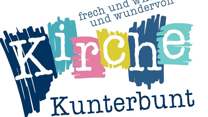 Bunter und kreativer Schriftzug mit den Worten 