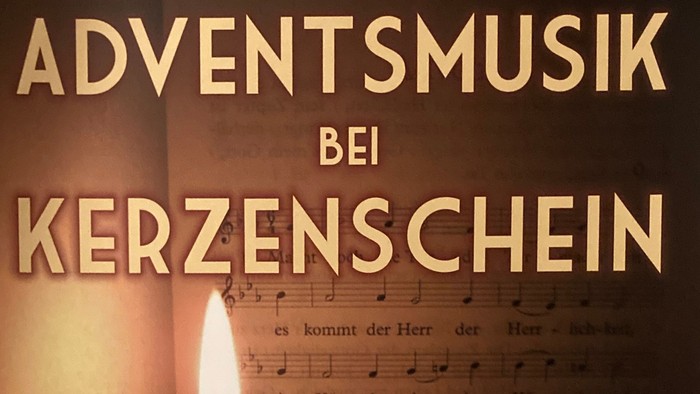Adventsmusik bei Kerzenschein, 1. Advent um 17.00 Uhr in der Kirche 