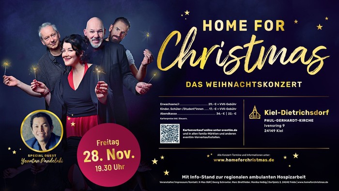 Werbeplakat für das Weihnachtskonzert am 28. November
