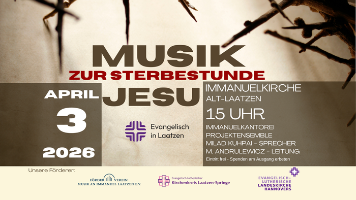 Plakat für eine musikalische Veranstaltung **