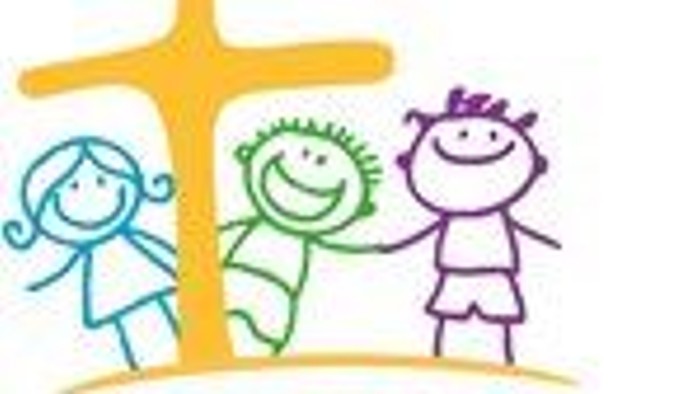 Das Bild zeigt ein Logo für eine katholischen Kindergottesdienst.