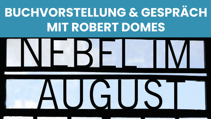 Buchvorstellung mit Robert Domes, Samstag, 18.10., 18 Uhr, KA.RE. Saal, Marburg