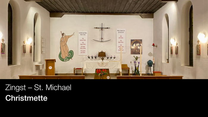 Altar in der Zingst – St. Michael Christmette