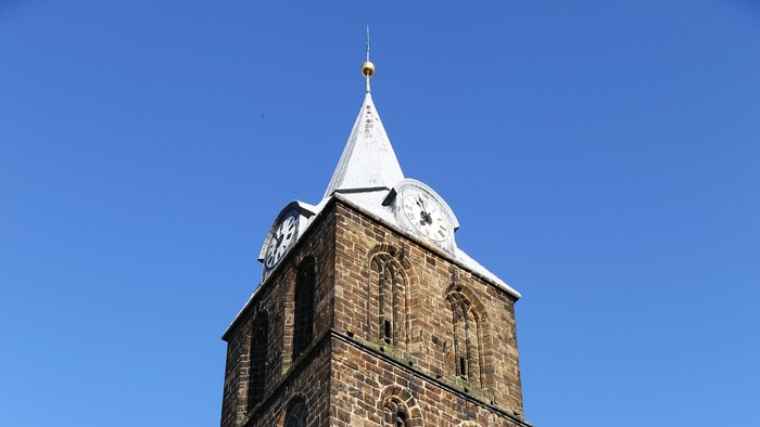 Kirchturm der Marienkirche in Minden