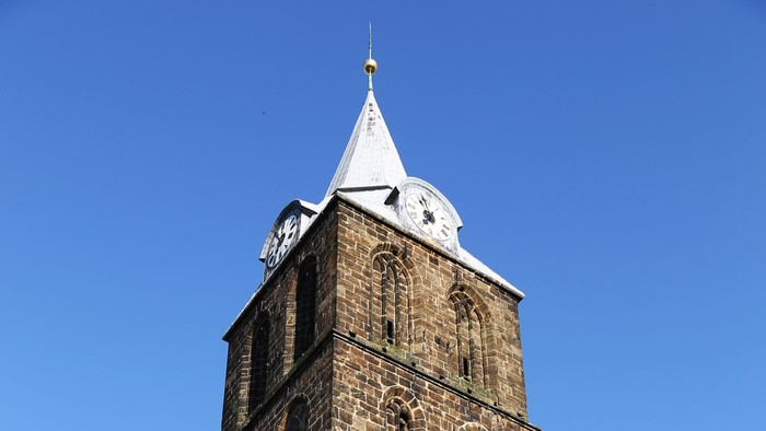 Kirchturm der Marienkirche in Minden