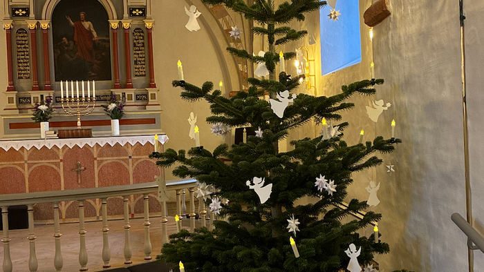 Juletræet i Sindbjerg kirke