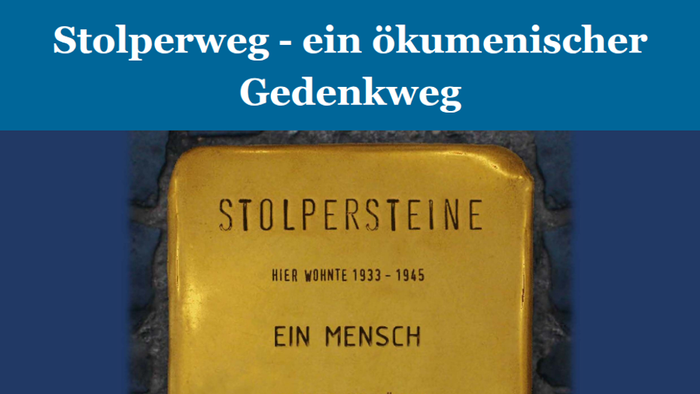Stolperweg - ein ökumenischer Gedenkweg am Sonntag, den 9. November 2025 Beginn: 17:00 Uhr an der Zionskirche, Zionskirchplatz, 10119 Berlin Abschlussandacht: 18:15 Uhr am Koppenplatz, 10115 Berlin Anlässlich des 87. Jahrestags der nationalsozialistisc