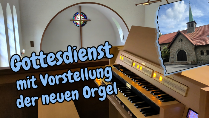 Auf dem Foto sieht man die neue Orgel in der Lukaskirche.