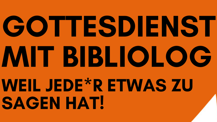 „Ermutigender Aufruf an alle, während des bibelbasierten Gottesdienstes ihre Gedanken und Eindrücke zu teilen.“