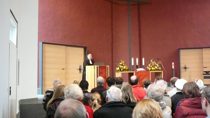 Bild aus einem Gottesdienst in der Stadtkirche Ohligs