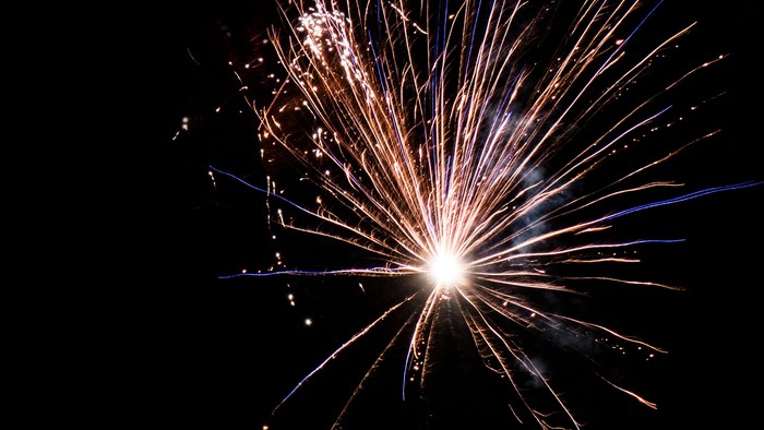 Billede af fyrværkeri