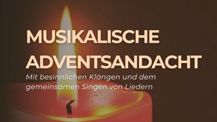 Musikalische Adventsandacht am 7. Dezember 2024 um 19:15 Uhr in der Kirche St. Josef, Bogenstraße 4A, 99089 Erfurt