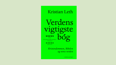 Grøn bog med svart tekst af Kristian Leth
