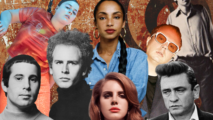 Et plakat, der annoncerer kirkemusikkoncerter med forskellige kunstnere og datoer i Sct. Lukas Kirke.