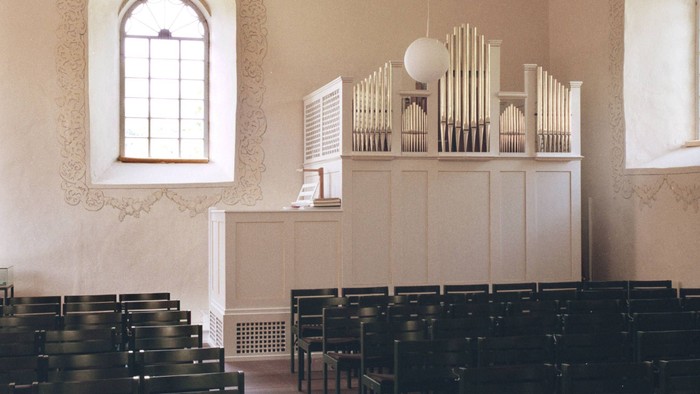 Evangelische Kirche Mariendorf, innen