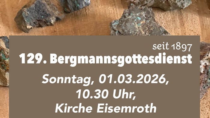 **Bekanntmachung zum Gottesdienst am 1. März 2026 mit Angaben zu Mitwirkenden und Aktivitäten im Anschluss**