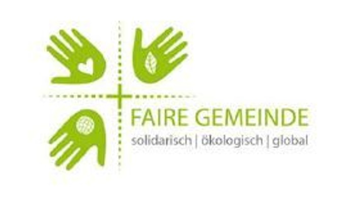 Das Logo zeigt drei grüne Hände und den Text