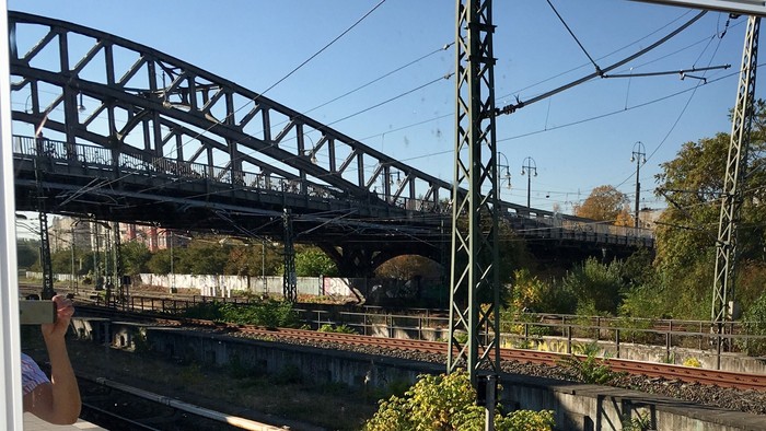 Bösebrücke am S-Bahnhof Bornholmer Straße