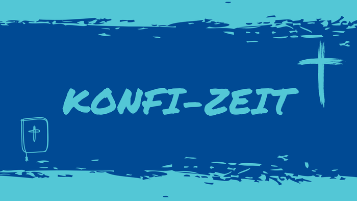 Konfirmationszeit mit Kreuz und Bibel