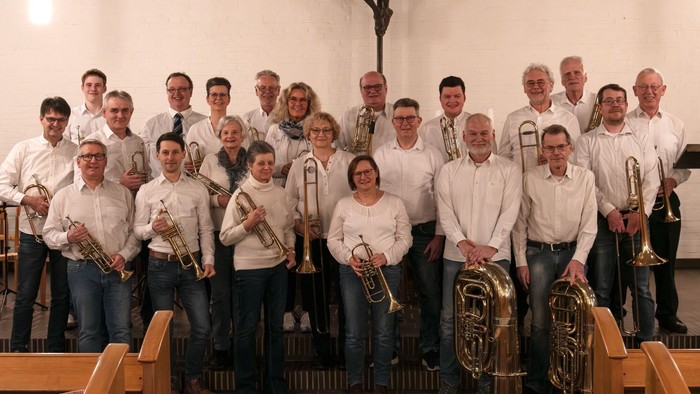 Die Bläser des Posaunenchores im Februar 2025