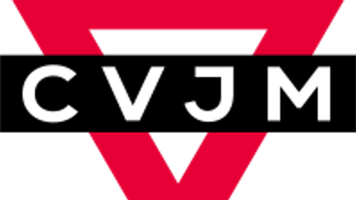 Das Bild zeigt ein Logo mit einem roten Dreieck und der Aufschrift 