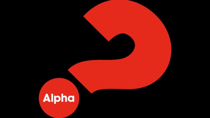 Et stort rødt spørgsmålstegn med ordet 