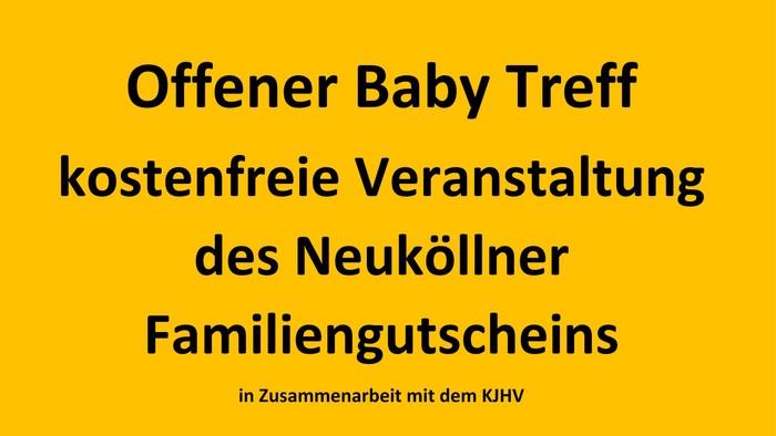 Titel der Veranstaltung: Offener Baby Treff