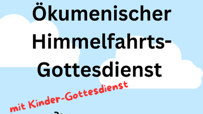 Ökumenischer Himmelfahrtsgottesdienst mit Kinderprogramm auf dem Segelflugplatz Burgberg am 14. Mai um 11 Uhr.