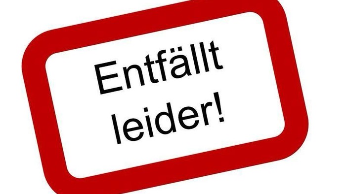 Entfällt leider1