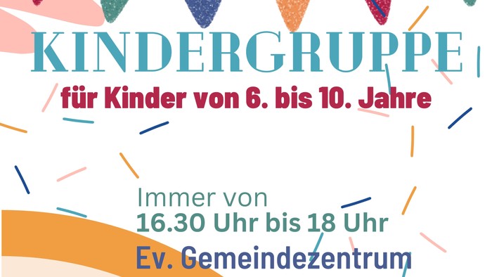 Kinder-Gruppe für Kinder von 6 bis 10 Jahre, mit Spielen, Basteln und Entdecken
