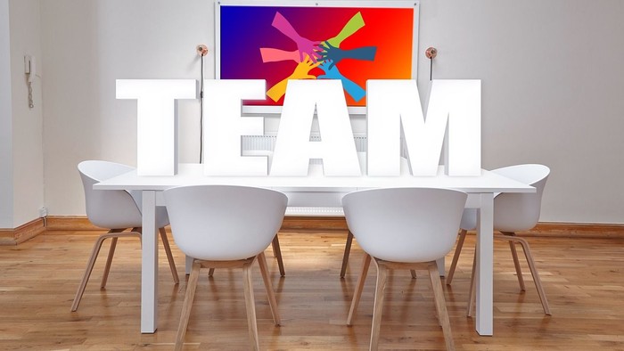 Modernes Besprechungszimmer mit 