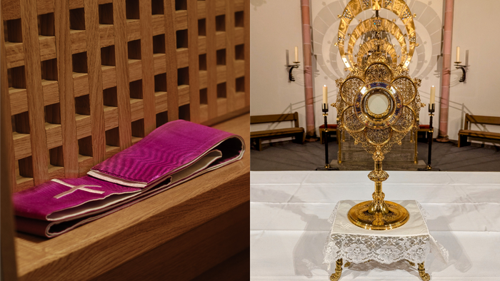 Beichtstola und Eucharistische Anbetung