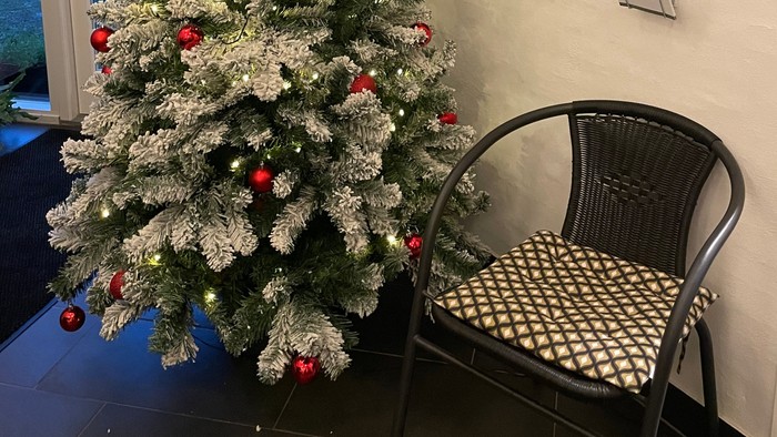 Juletræ i Skælskør Kirke Foyer