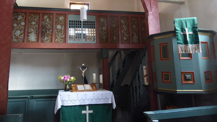 Innenraum Kirche Kl-Eichen