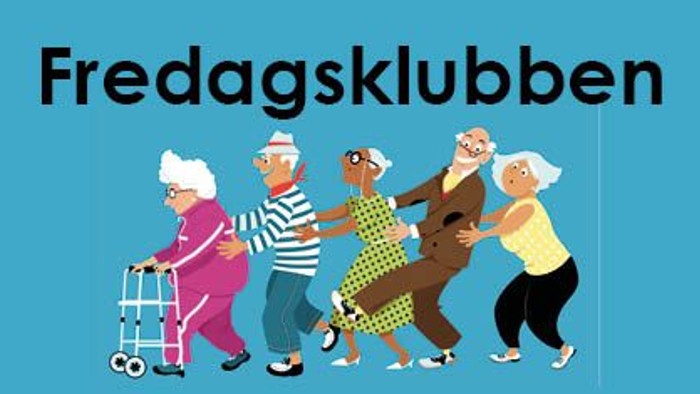 En gruppe pensionister går på tur sammen