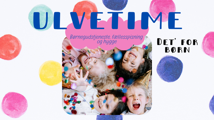 En glad gruppe børn, der fejrer med balloner og konfetti til et børnevelfærdsarrangement med navnet 