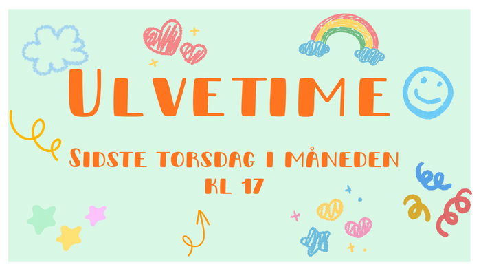 Farverigt plakatopslag for arrangementet
