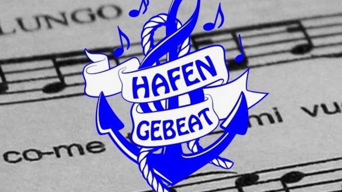 HafengeBEAT Logo auf Notenblatt