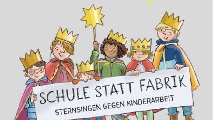 Plakat für eine Schulveranstaltung mit Kindern und Kontaktdaten