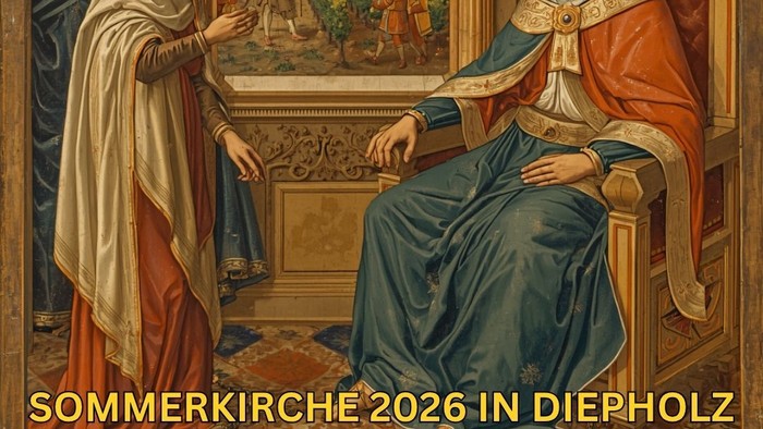 Werbeplakat für das biblische Theaterstück *