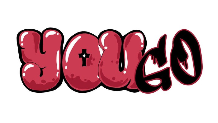 YouGo Logo im Graffiti Stil 