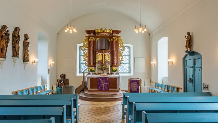 Dorfkirche Alt-Wittenau von innen