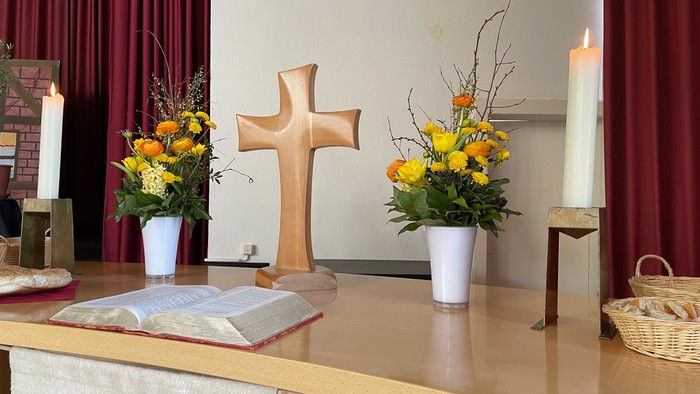 Altar im Hermann-Ehlers-Haus
