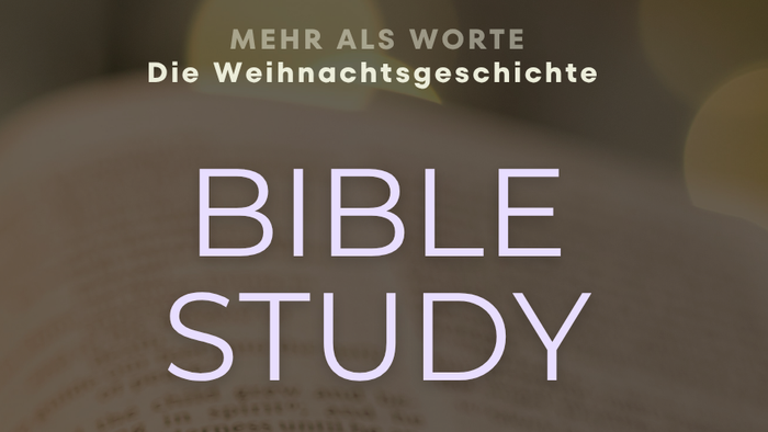 Plakat für Bible Study am 16.12.25