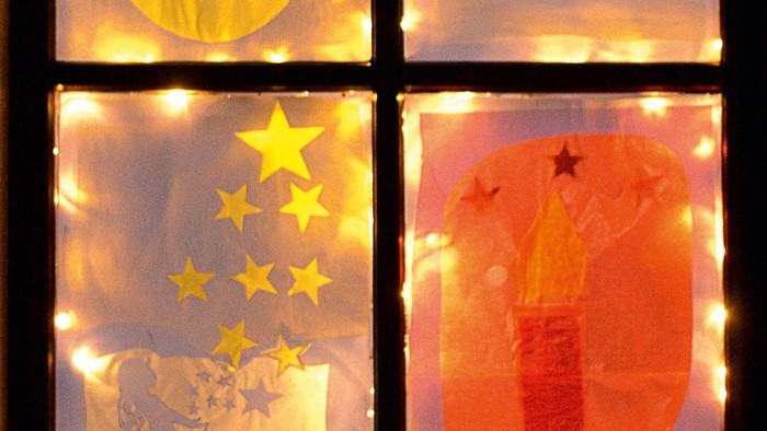 Sterntalermädchen, Sterne, Kerze